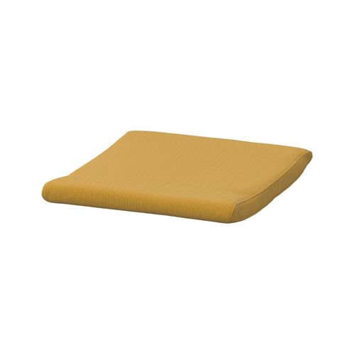 IKEA - POANG, footstool cushion, kelinge dark yellow, 52x56 cm