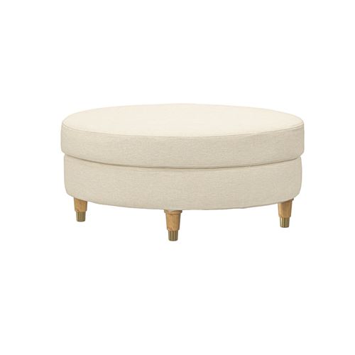 IKEA - VALNAS, pouffe cover, knaback light beige