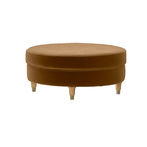 IKEA - VALNAS, pouffe cover, alhamn ochre-brown