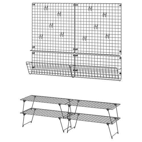IKEA - GREJIG, hallway set, grey