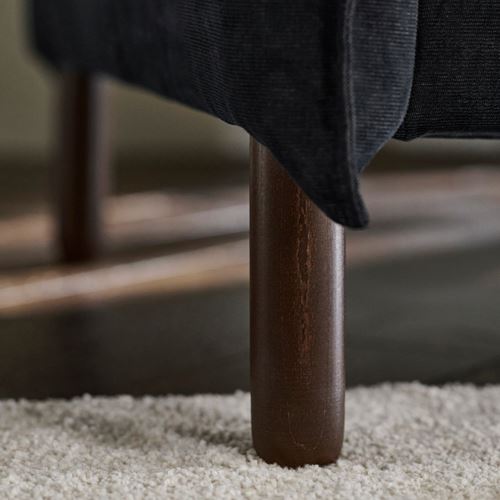 IKEA - MANNARP, 3-seat sofa, saxemara blue/black