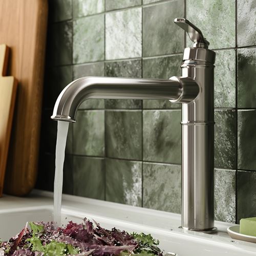 IKEA - TAKSJÖN, eviye bataryası, metal rengi, 28 cm