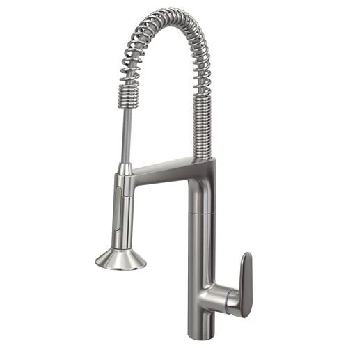 IKEA - MAJSJÖN, sink tap, metal color, 56 cm