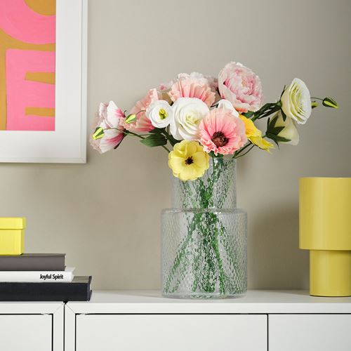 IKEA - GULDSPETT, artificial flower, white-light pink, 50 cm