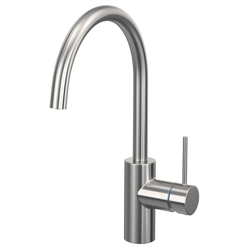 IKEA - SALLSJÖN, sink tap, metal color, 36 cm
