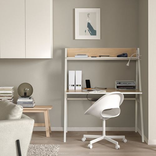 IKEA - MITTPLAN, desk, white, 120x63 cm