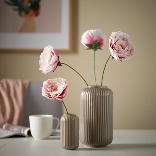 IKEA - GULDSPETT, artificial flower, white-light pink, 50 cm