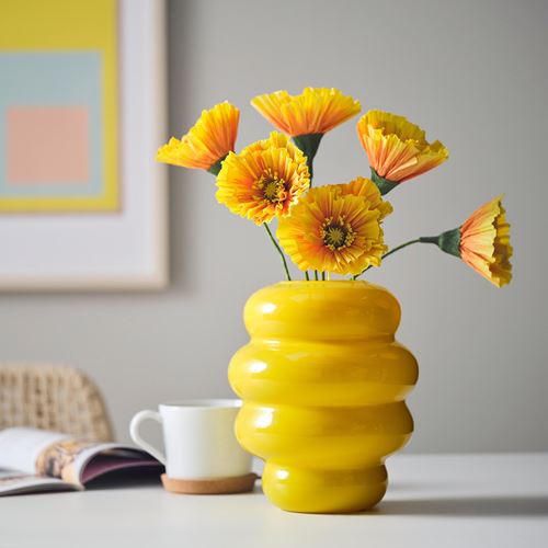 IKEA - GULDSPETT, artificial flower, orange, 40 cm