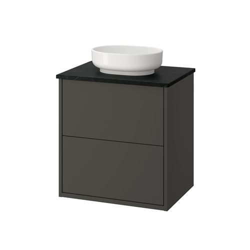 dark grey-black marble effect