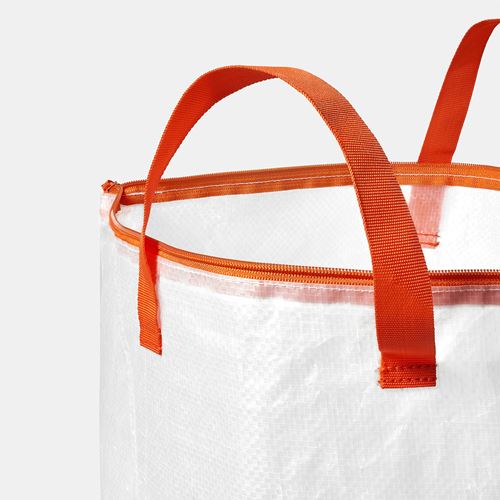 IKEA - PARKLA, washing bag, white, 70 l