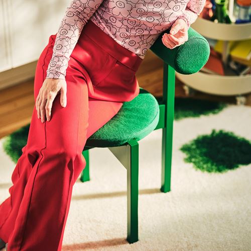IKEA - IKEA PS 2026, döşemeli sandalye, parlak yeşil-Knaback parlak yeşil