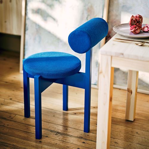 IKEA - IKEA PS 2026, döşemeli sandalye, parlak mavi-Knaback parlak mavi
