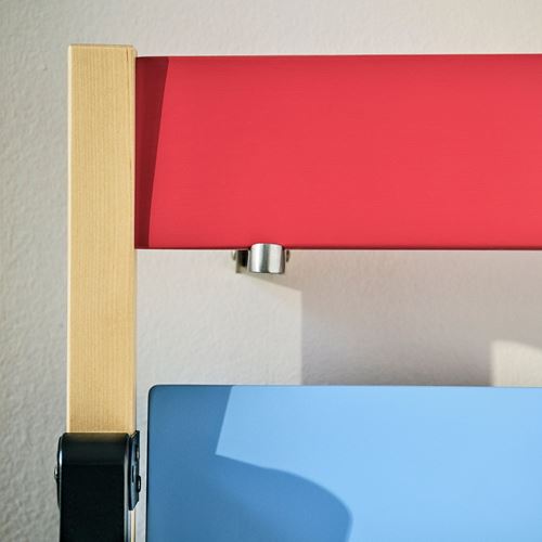 IKEA - IKEA PS 2026, katlanır sandalye, huş-mavi-siyah-kırmızı