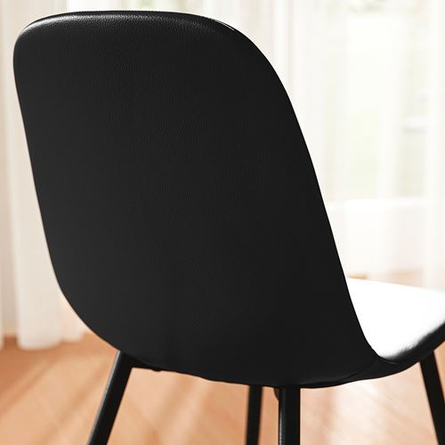 IKEA - NORDMANSSKAR, dining chair seat, bomstad black