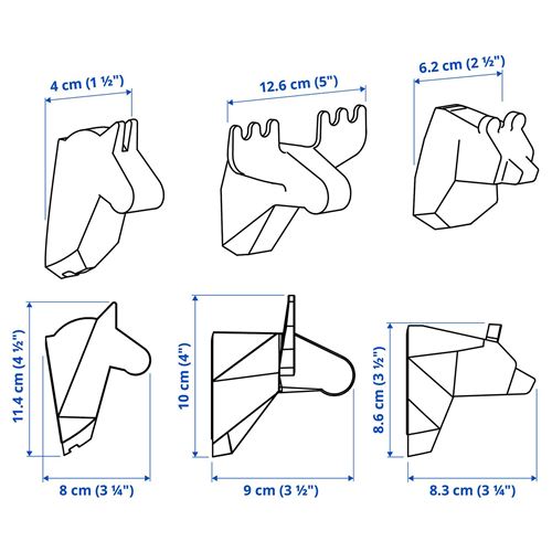 IKEA - FRÖSADD, kanca, siyah