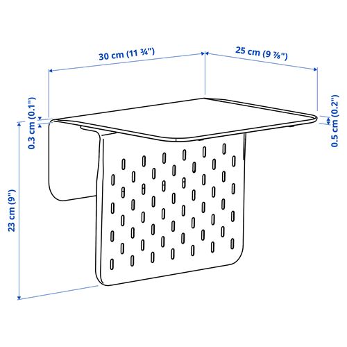 IKEA - KRAMPHULT, armrest tray, white