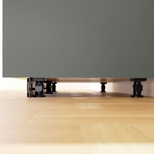 IKEA - METOD, ayak, siyah, 8 cm