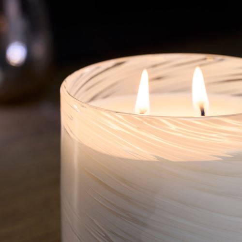 IKEA - KRONSANGARE, scented candle in cup, white, 50 hr