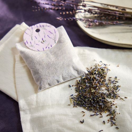 IKEA - HARMHOK, potpourri in a bag, white-lilac, 7 g