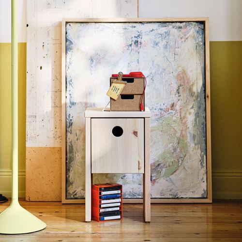 IKEA - IKEA PS 2026, komodin, çam, 30x30x50 cm