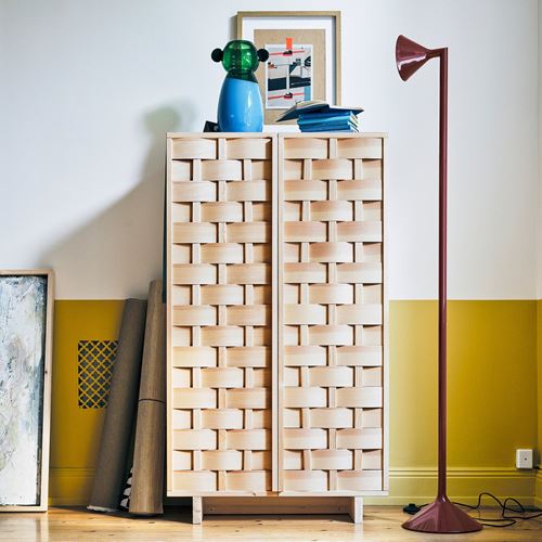 IKEA - IKEA PS 2026, kapaklı dolap, çam, 80x46x140 cm