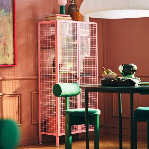 IKEA - IKEA PS 2026, vitrin, açık pembe, 73x36x160 cm