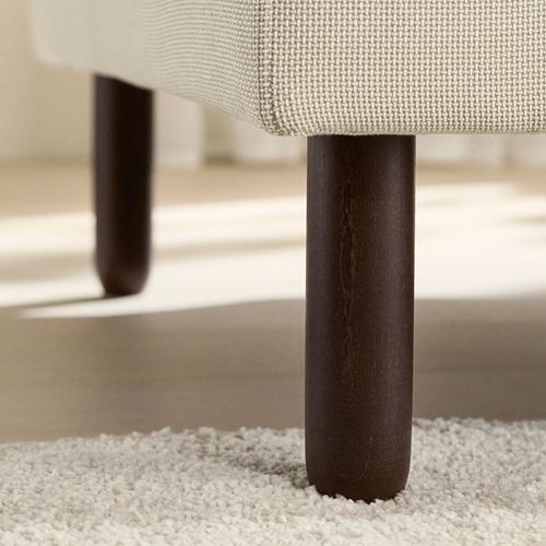 IKEA - BANKHULT, kanepe ayağı, ahşap-kahverengi, 17 cm