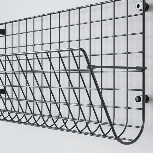 IKEA - GREJIG, wall pocket, grey, 58x17x28 cm