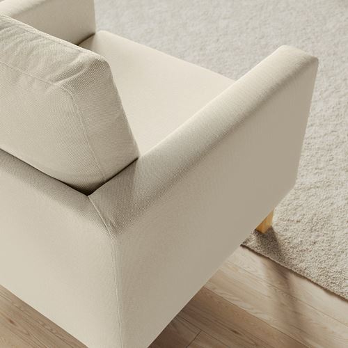 IKEA - SALTSJÖBADEN, armchair, fridtuna light beige
