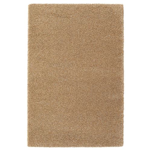 IKEA - BREVBARARE, large rug, dark beige, 133x195 cm