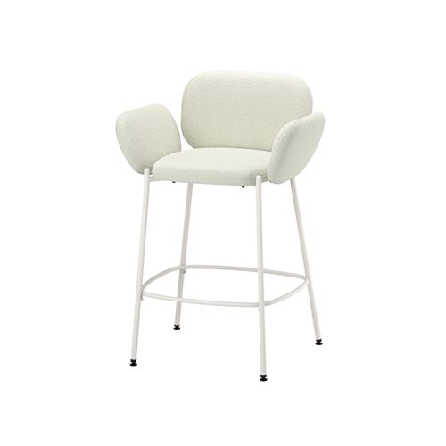 IKEA - SYNTORP, bar sandalyesi, kırık beyaz, 66 cm