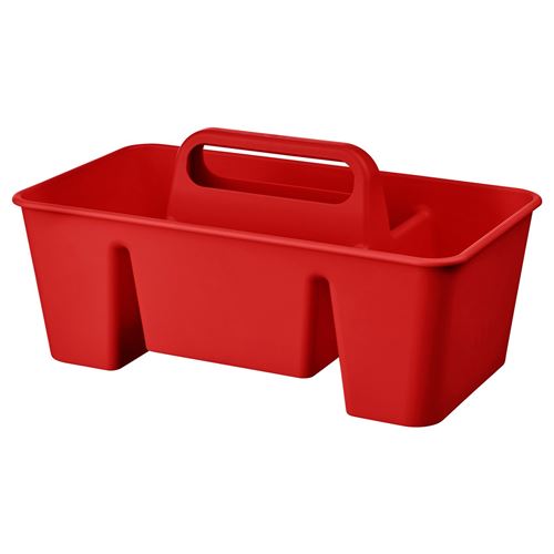 IKEA - STACKSTOD, desk organiser, red, 32x18x16 cm