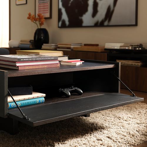 IKEA - TRANERED, coffee table, darkbrown, 90x90 cm