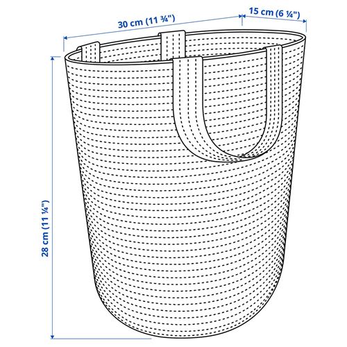 IKEA - KALKEN, basket, jute