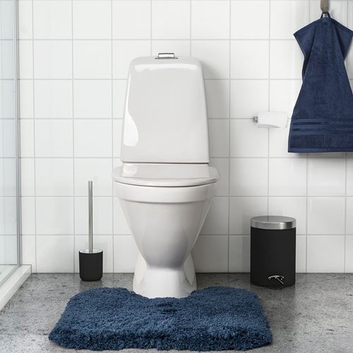 IKEA - ALMTJARN, pedestal mat, dark blue, 55x60 cm