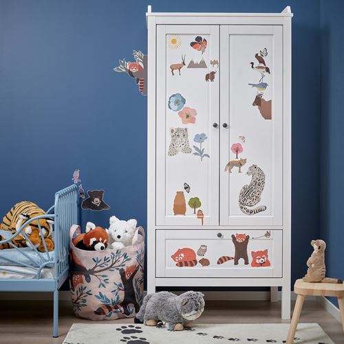 IKEA - ALPTALL, etiket, çok renkli