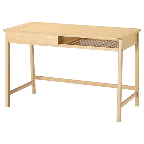 IKEA - BETESHAST, desk, light bamboo, 120x60 cm