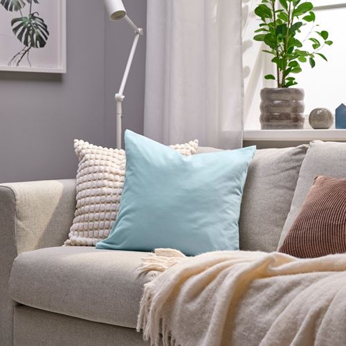 IKEA - SANELA, cushion cover, light blue, 50x50 cm
