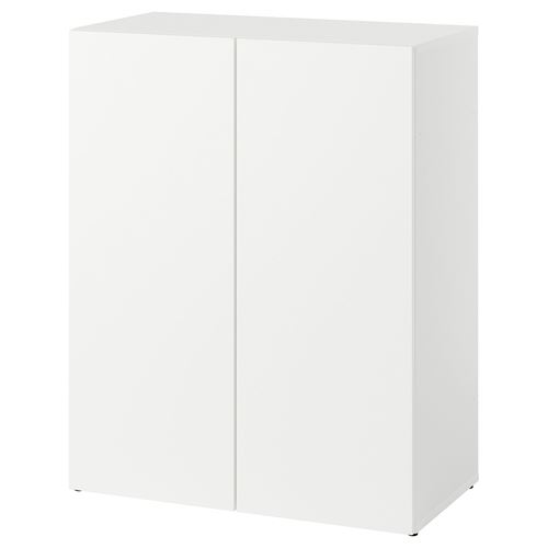 IKEA - LASTARE, wardrobe frame with door, white, 80x42x100 cm
