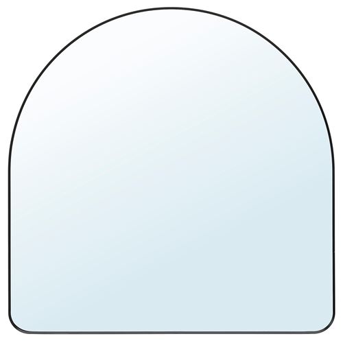 IKEA - LINDBYN, wall mirror, black, 80x80 cm