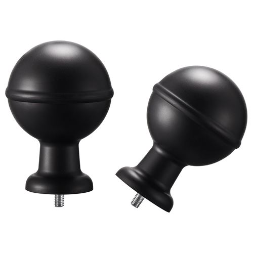 IKEA - ALVARSTANDS, finials, black
