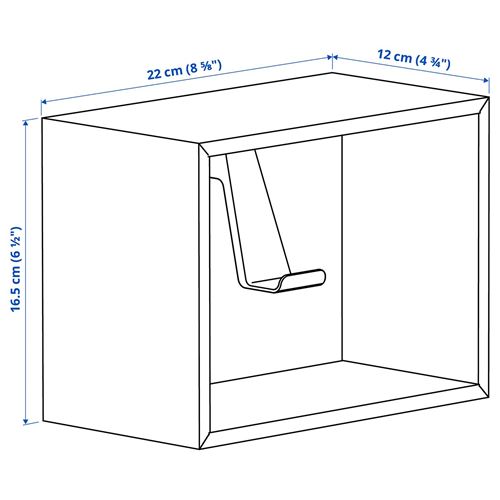IKEA - YXSTABY, oyun kumandası teşhir kutusu, beyaz, 22x12x16 cm