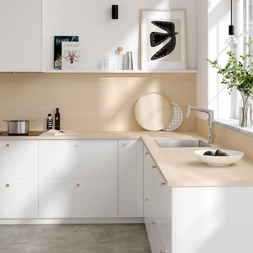 IKEA - EKBACKEN, worktop, light ash-laminate, 186x2,8 cm