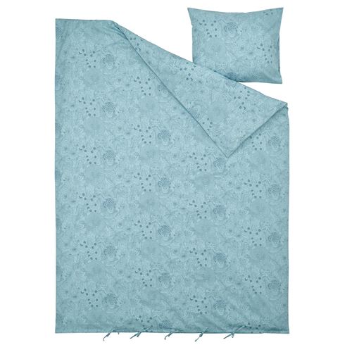 IKEA - ALPTALL, çocuk nevresim takımı, mavi, 150x200/50x60 cm