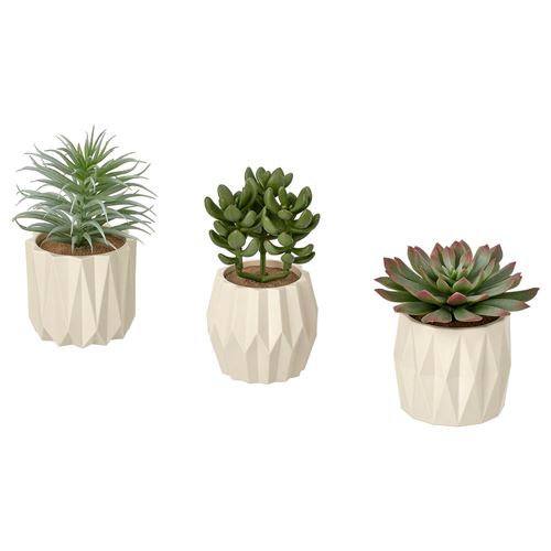 IKEA - FEJKA, artificial potted plant with pot, green