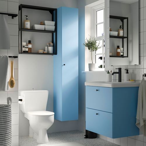 IKEA - ENHET, lavabo dolabı, açık mavi, 60x42x60 cm