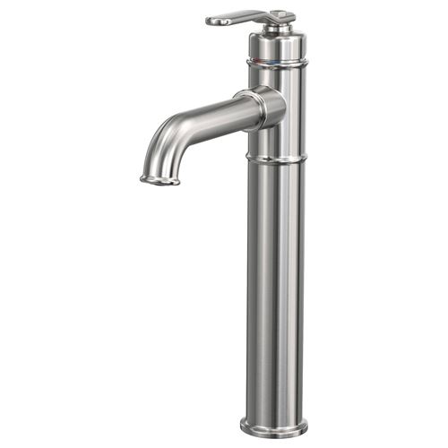 IKEA - TAKSJÖN, bath tap, metal color, 33 cm