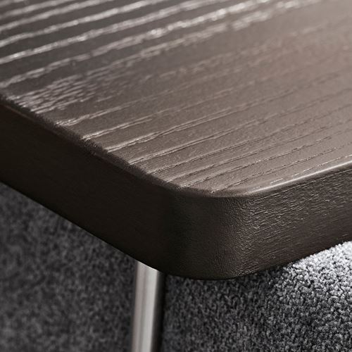 IKEA - TRANERED, armrest tray, darkbrown