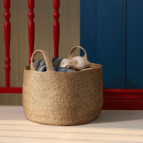IKEA - KALKEN, basket, jute, 46x30 cm
