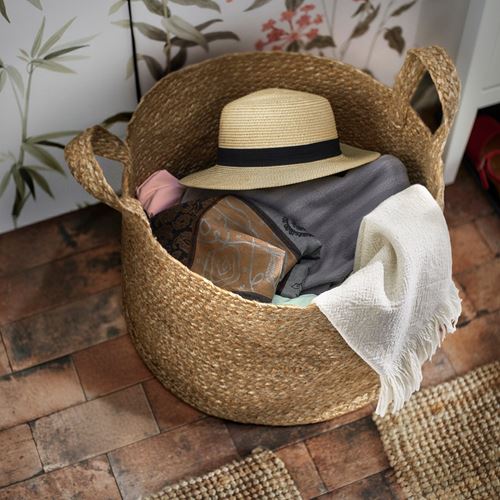 IKEA - KALKEN, basket, jute, 46x30 cm